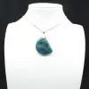 Colgante de apatita azul de Madagascar - Piedra natural - 6