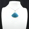 Colgante de apatita azul: ejemplar mineralógico de Madagascar - 0