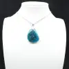 Colgante de apatita azul de Madagascar - Piedra natural - 8