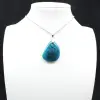Colgante de apatita azul de Madagascar - Crystal Sparkle - 1