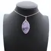 Colgante de amatista - Joyería mineral pura - 1