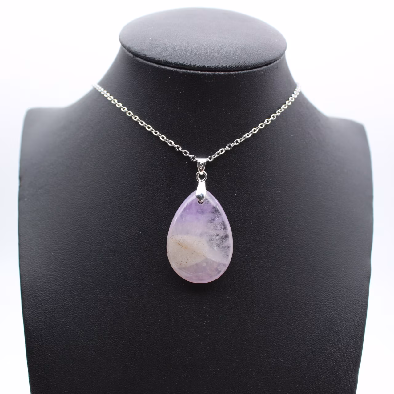 Colgante de amatista - Joyería mineral pura