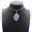 Colgante de amatista - Joyería mineral pura — 6