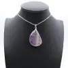 Colgante de amatista - Joyería mineral pura - 7