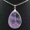 Colgante de amatista - Joyería mineral natural - 1