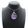 Colgante de amatista - Joyería mineral pura - 9