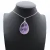 Colgante de amatista - Joyería mineral natural - 2
