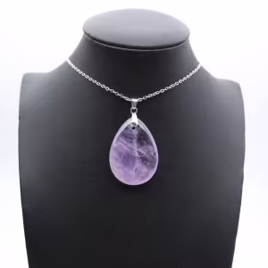 Colgante de amatista - Joyería mineral natural
