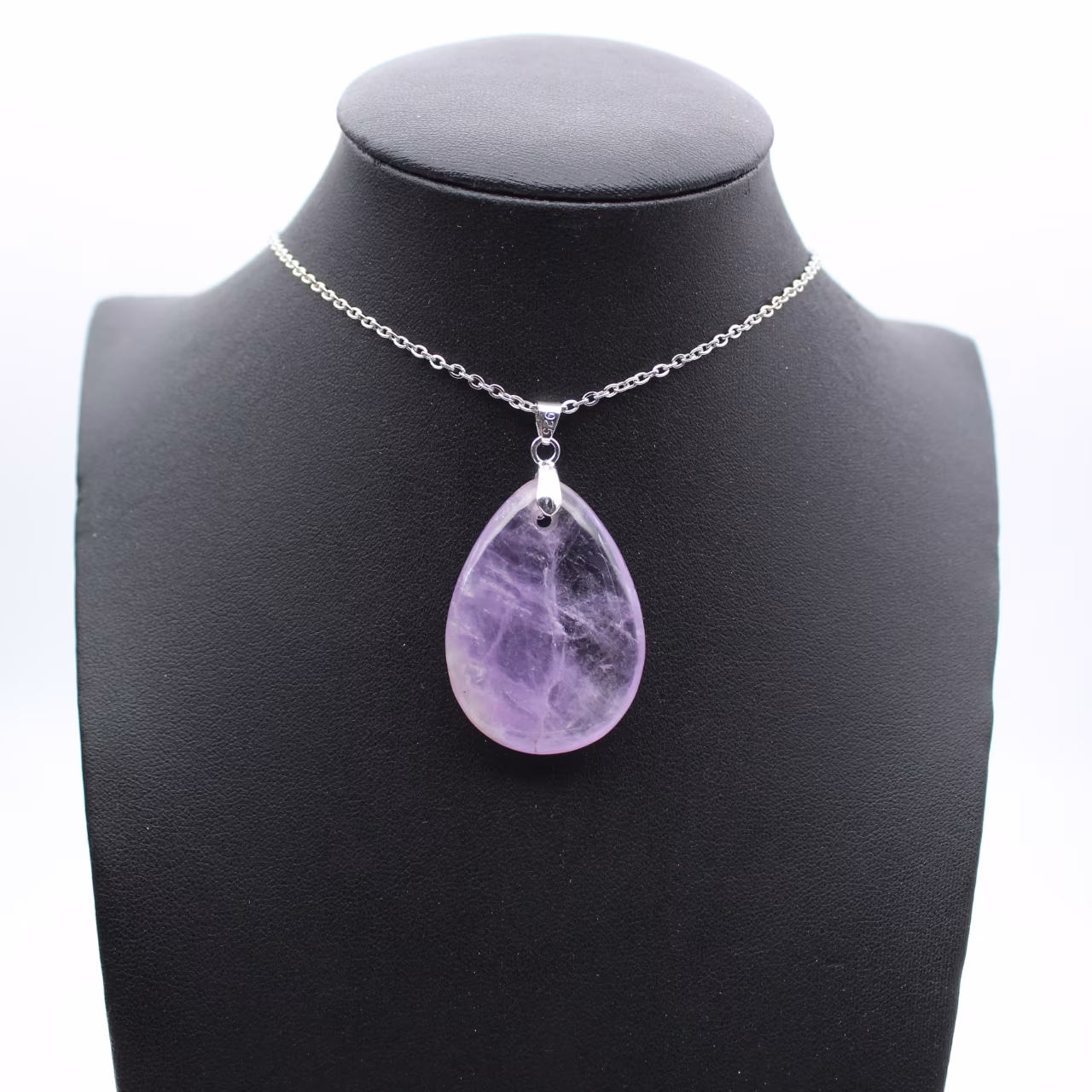 Colgante de amatista - Joyería mineral natural