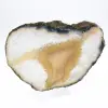 Rebanada de ágata con bandas densas - 1