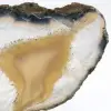 Rebanada de ágata con bandas densas - 2