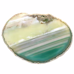 Ágata verde en rodajas – Ejemplar natural de Brasil 210 g