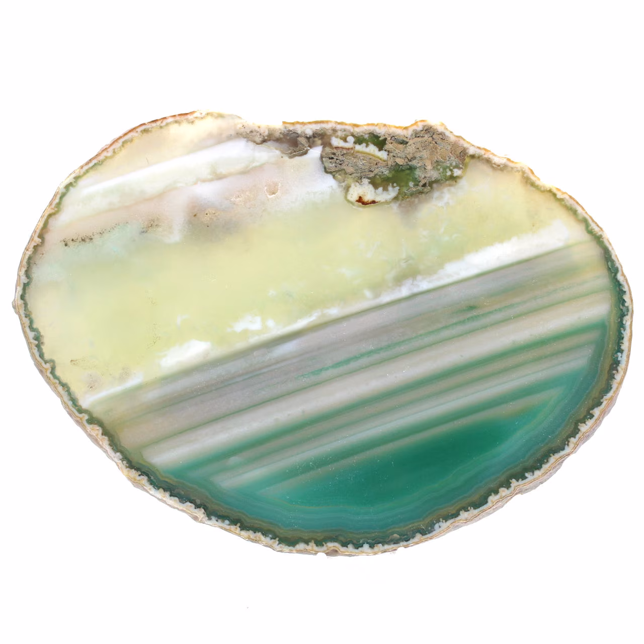 Ágata verde en rodajas – Ejemplar natural de Brasil 210 g