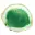 Lámina de ágata verde natural – Pieza decorativa 250 g — 2