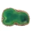 Lámina de ágata verde natural – Pieza decorativa 250 g - 5