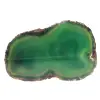 Ágata verde en rodajas – Ejemplar mineral de Brasil 315 g - 1