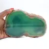 Ágata verde en rodajas – Ejemplar mineral de Brasil 315 g - 3