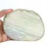 Lámina de ágata natural de tonalidad verde – Brasil 240 g - 3