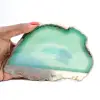 Ágata verde brasileña – 190 g de lámina pulida - 3