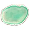 Lámina de ágata verde natural – Ejemplar ligero de 170 g - 0