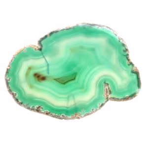 Ágata brasileña en sección verde – Colección de 210 g