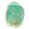 Ágata verde brasileña en rodajas – Piedra 215 g - 0