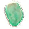 Ágata verde brasileña en rodajas – Piedra 215 g - 1