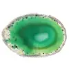 Lámina de ágata verde pulida – ejemplar brasileño 205 g - 0