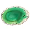 Lámina de ágata verde pulida – ejemplar brasileño 205 g - 1