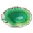 Lámina de ágata verde pulida – ejemplar brasileño 205 g