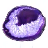 Decoración en piedra: Lámina de ágata púrpura brasileña - 0