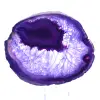 Decoración en piedra: Lámina de ágata púrpura brasileña - 1