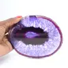 Pequeña lámina decorativa de ágata púrpura brasileña - 3