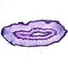 Decoración mineral: Lámina de ágata púrpura brasileña - 0