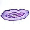 Decoración mineral: Lámina de ágata púrpura brasileña - 1