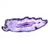 Ejemplar laminado de ágata alargada violeta brasileña - 0