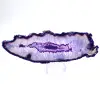Ejemplar laminado de ágata alargada violeta brasileña - 1