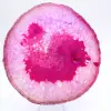 Ágata laminada teñida de rosa natural - 1