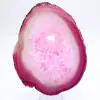 Ágata brasileña pulida de color rosa - 0