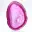 Rebanada pulida de ágata teñida de color rosa — 4