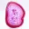 Rebanada pulida de ágata teñida de color rosa — 5