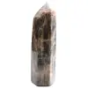 Prisma de piedra lunar negra de Madagascar - Microclina de coleccionista - 2