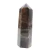 Prisma de microclina natural - Piedra lunar negra de Madagascar - 2