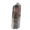 Prisma de microclina natural - Piedra lunar negra de Madagascar - 3