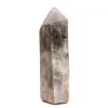 Objeto prismático de microclina cristalizada - Piedra lunar negra - 1
