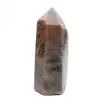 Prisma mineral de microclina oscura - Piedra lunar negra - 1