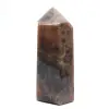 Prisma mineral de microclina oscura - Piedra lunar negra - 2