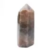 Prisma mineral de microclina oscura - Piedra lunar negra - 3