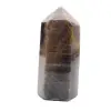 Prisma de microclina geométrica - Piedra lunar negra rara - 0