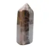Prisma de microclina geométrica - Piedra lunar negra rara - 3